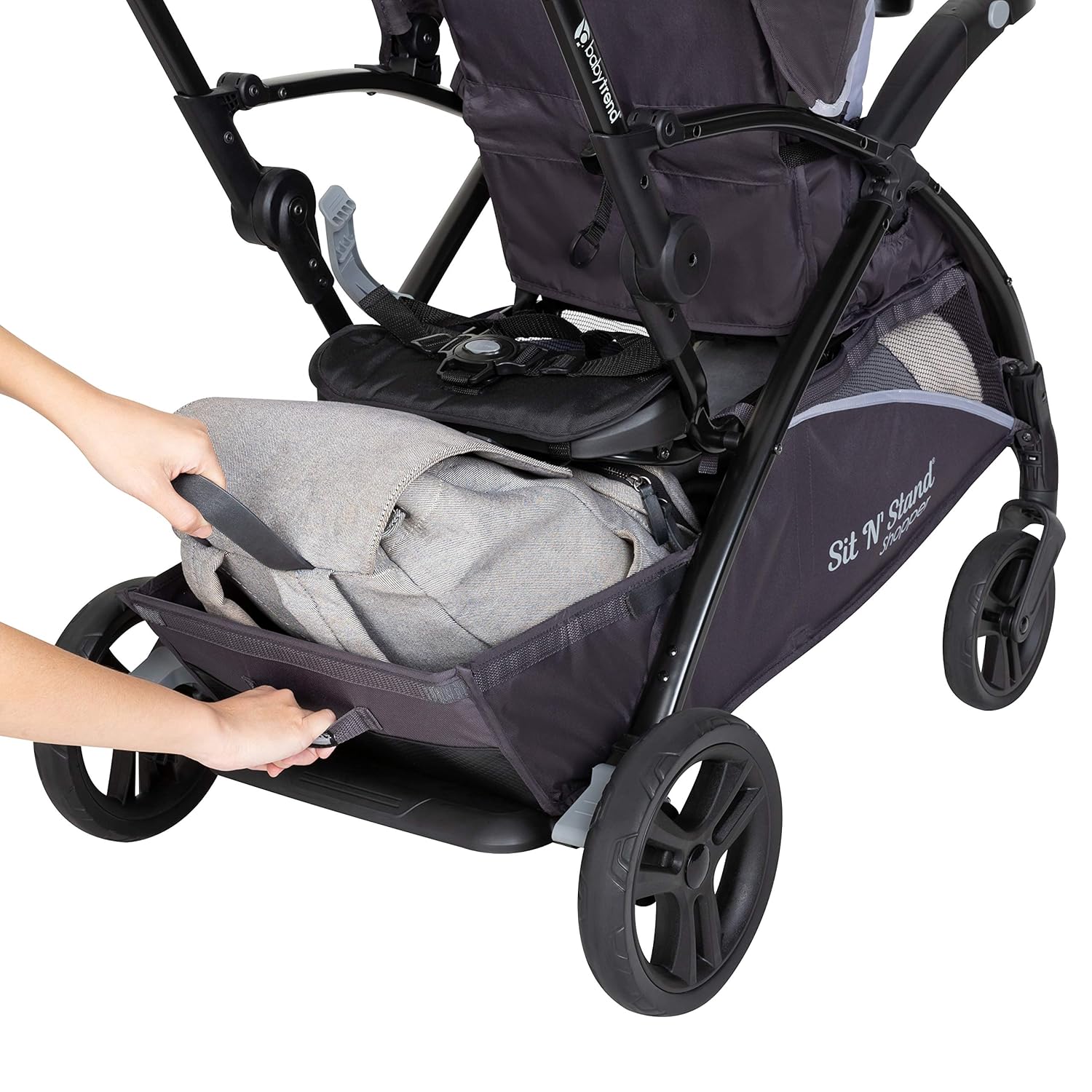 Baby Trend Sit N' Stand 5 - in - 1 Shopper Stroller (Cassis) - Kidsy