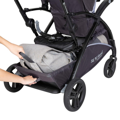 Baby Trend Sit N' Stand 5 - in - 1 Shopper Stroller (Cassis) - Kidsy