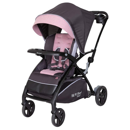 Baby Trend Sit N' Stand 5 - in - 1 Shopper Stroller (Cassis) - Kidsy