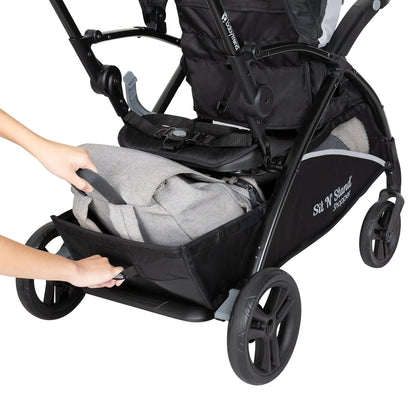 Baby Trend Sit N’ Stand 5 - in - 1 Shopper Travel System (Moondust) - Kidsy