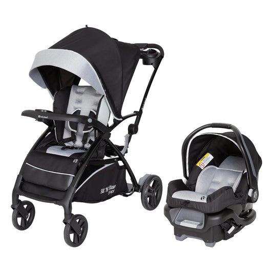 Baby Trend Sit N’ Stand 5 - in - 1 Shopper Travel System (Moondust) - Kidsy