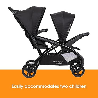 Baby Trend Sit N' Stand Double 2.0 Stroller (Dash Black) - Kidsy