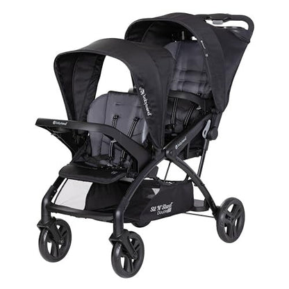 Baby Trend Sit N' Stand® Double 2.0 Stroller (Dash Black) - Kidsy