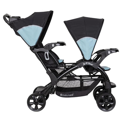 Baby Trend Sit N’ Stand Double Stroller (Desert Blue) - Kidsy