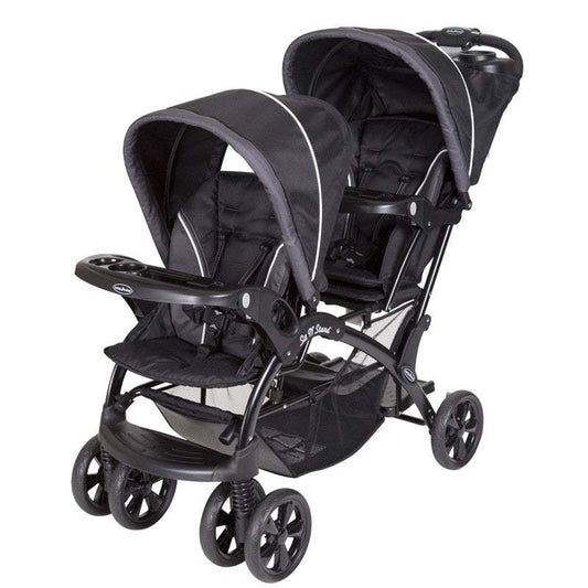 Baby Trend Sit N Stand Double Stroller (Onyx) - Kidsy
