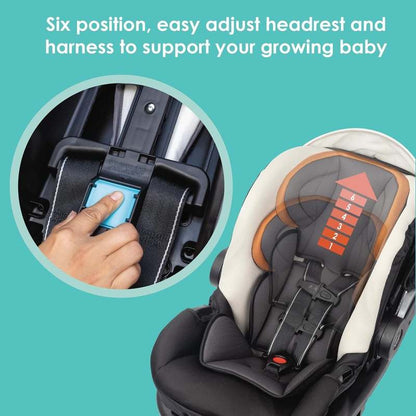 Baby Trend Tango Pro Stroller Travel System with Secure - Lift Infant Car Seat (Dash Tan) - Kidsy
