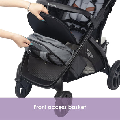 Baby Trend Tango PRO Travel System with Secure-Lift Infant Car Seat (Dash Black) - Kidsy