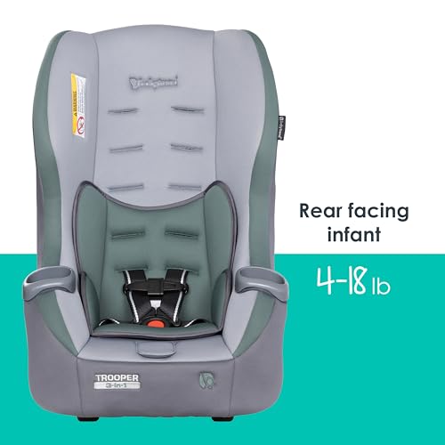 Baby Trend Trooper 3 - in - 1 Convertible Car Seat (Dash Sage) - Kidsy