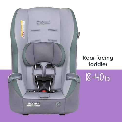 Baby Trend Trooper 3 - in - 1 Convertible Car Seat (Dash Sage) - Kidsy