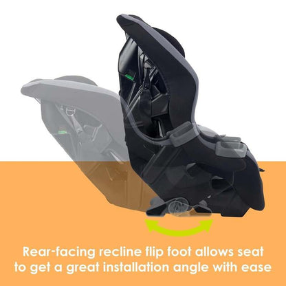 Baby Trend Trooper Slim 3 - in - 1 Convertible Car Seat (Dash Black) - Kidsy