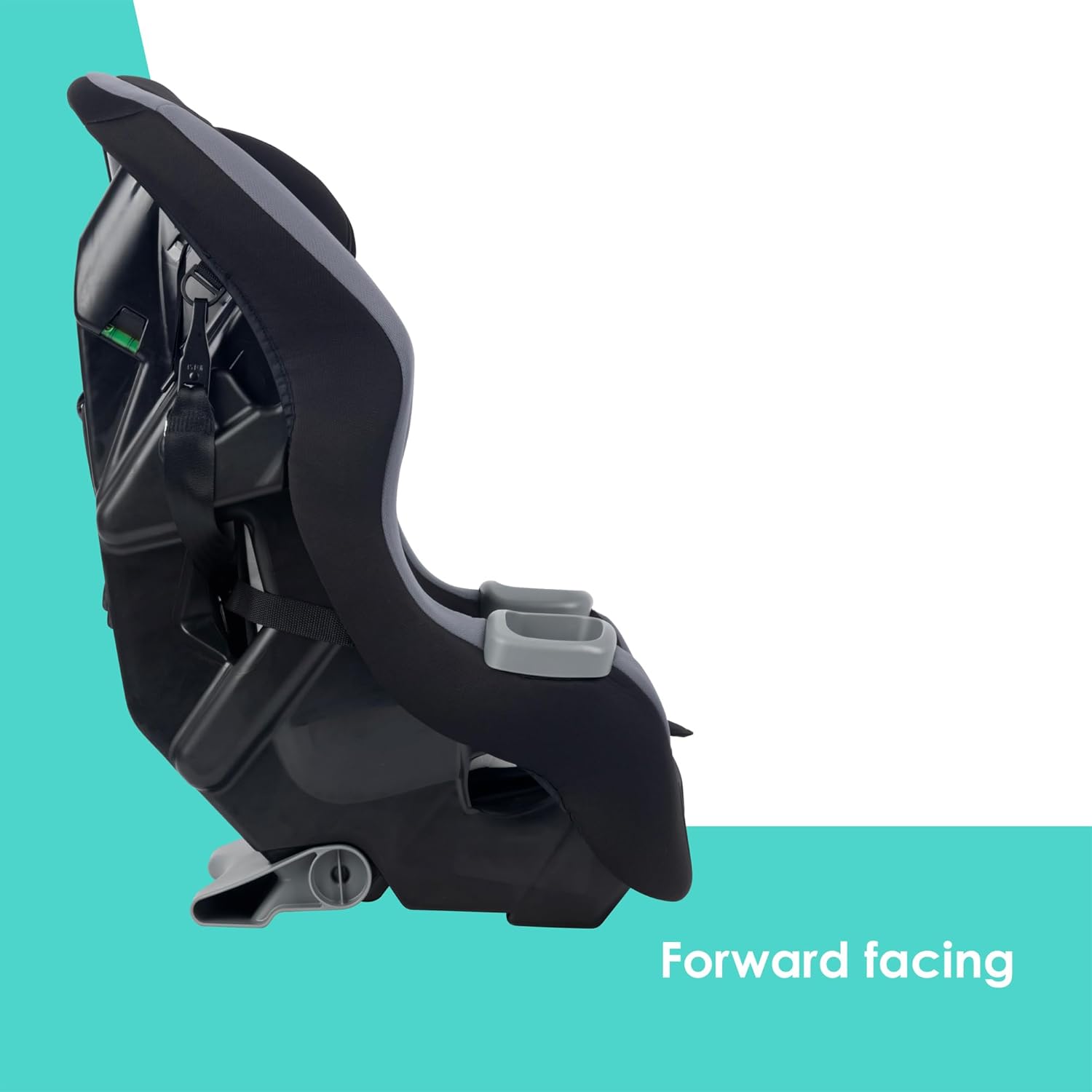 Baby Trend Trooper Slim 3 - in - 1 Convertible Car Seat (Dash Black) - Kidsy