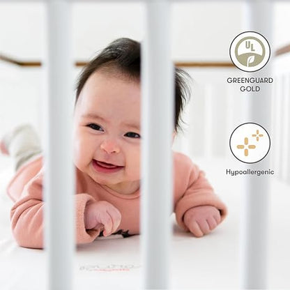 Babyletto Pure Core Mini Crib Mattress with Hybrid Waterproof Cover - Kidsy