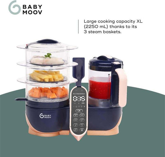 Babymoov Duo Meal Station XL (blue - copper) - Kidsy
