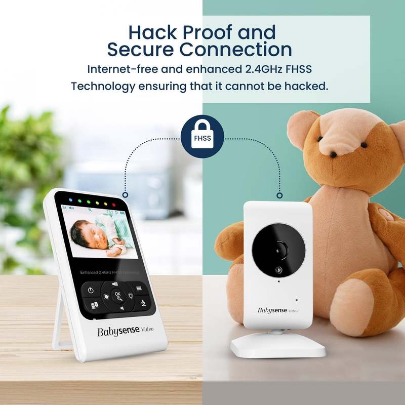 Babysense 7 Safe Sleep & Compact Video Monitor Bundle - Kidsy