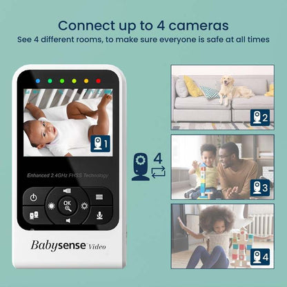 Babysense 7 Safe Sleep & Compact Video Monitor Bundle - Kidsy