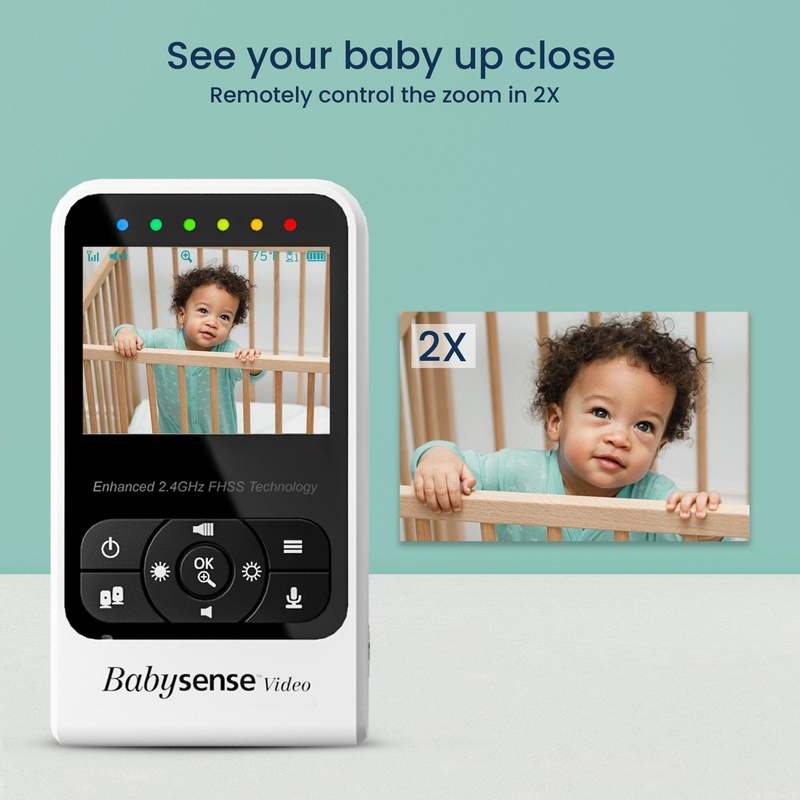 Babysense 7 Safe Sleep & Compact Video Monitor Bundle - Kidsy