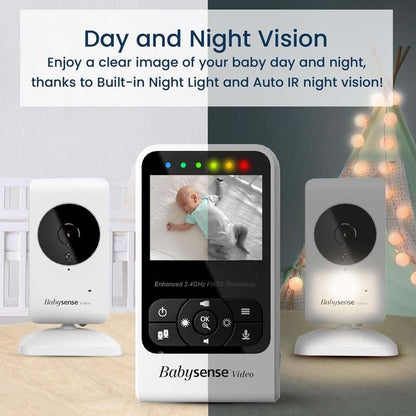 Babysense 7 Safe Sleep & Compact Video Monitor Bundle - Kidsy