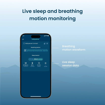 Babysense Connect Sleep Monitor: Baby Breathing Motion with Sleep Analytics - Kidsy