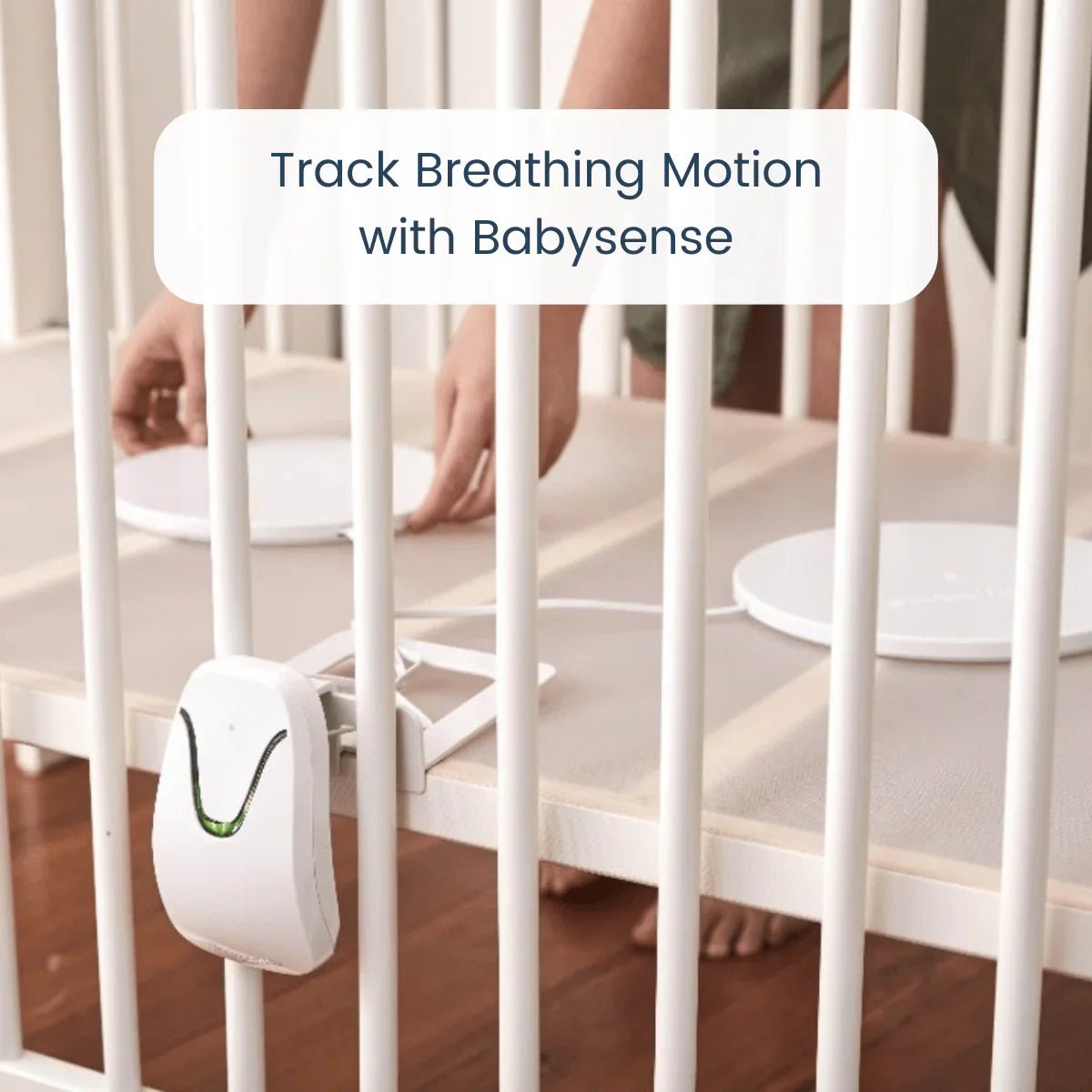 Babysense Safe Sleep Smart Nursery: Video Baby Monitor, Breathing Motion with Safety Alerts, Night Light & Sound Machine - Kidsy