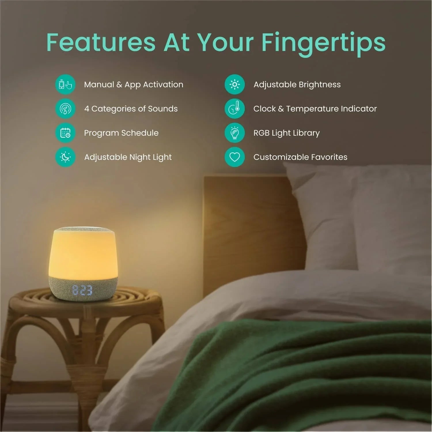 Babysense Safe Sleep Smart Nursery: Video Baby Monitor, Breathing Motion with Safety Alerts, Night Light & Sound Machine - Kidsy