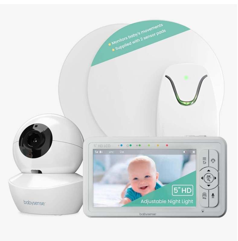 Babysense True Sleep: Video Baby Monitor with Breathing Motion Sleep Monitor, 1 or 2 Cameras - Kidsy