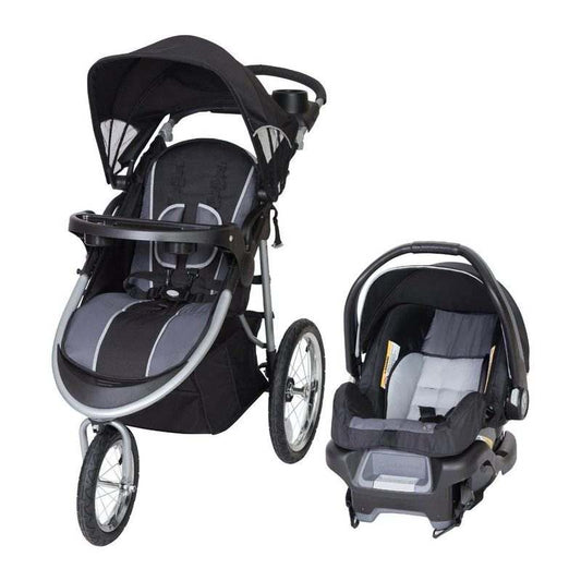 BabyTrend Pathway 35 Jogger Travel System (Optic Grey) - Kidsy