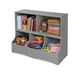 Badger Basket Multi - Bin Storage Cubby for Kids (Grey) - Kidsy