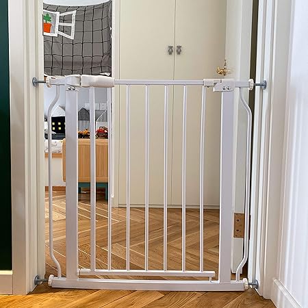 BalanceFrom Easy Walk - Thru Safety Gate 30" (White) - Kidsy