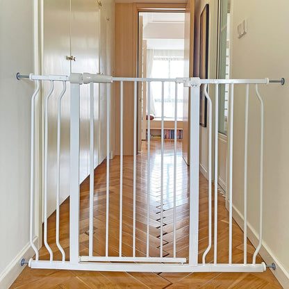 BalanceFrom Easy Walk-Thru Safety Gate (White, 29.1"–48" W x 36" H) - Kidsy