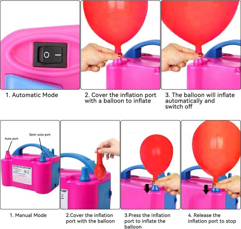 Balloon Pump 600W 110V Electric Balloon Pump - Kidsy