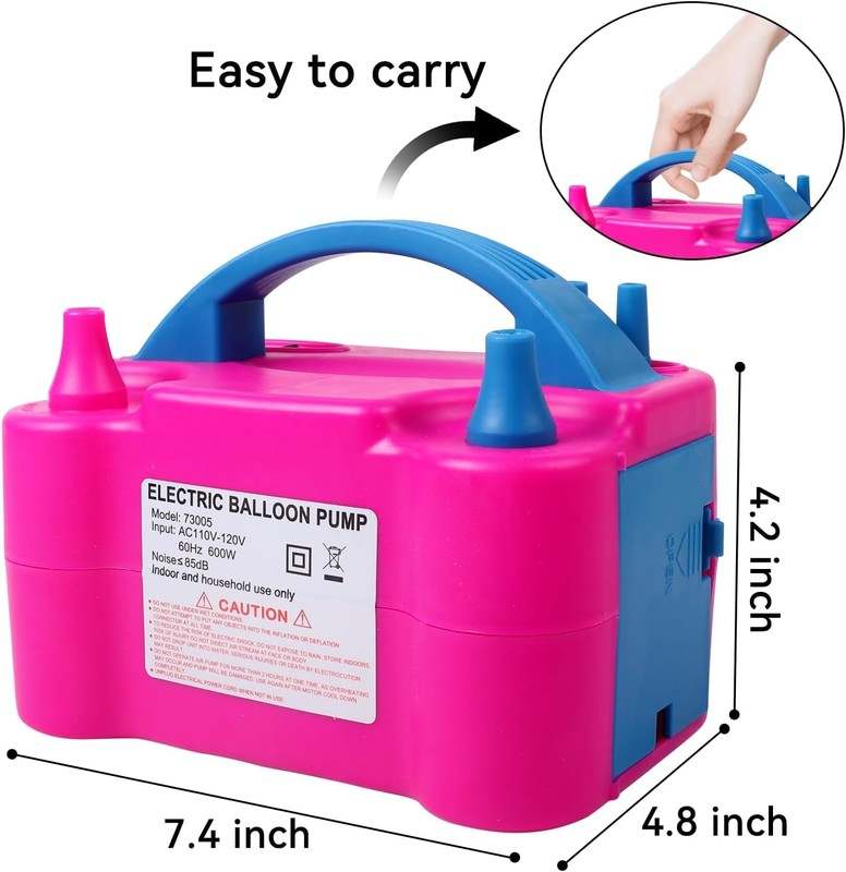Balloon Pump 600W 110V Electric Balloon Pump - Kidsy