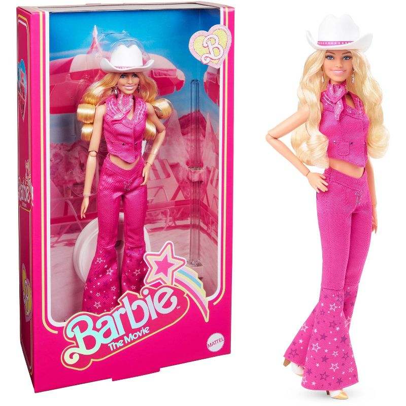 Barbie: The Movie Collectible Doll Margot Robbie as Barbie (Pink Western Outfit) - Kidsy