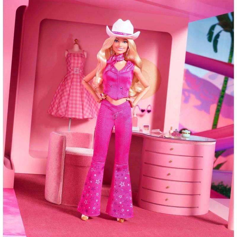 Barbie: The Movie Collectible Doll Margot Robbie as Barbie (Pink Western Outfit) - Kidsy