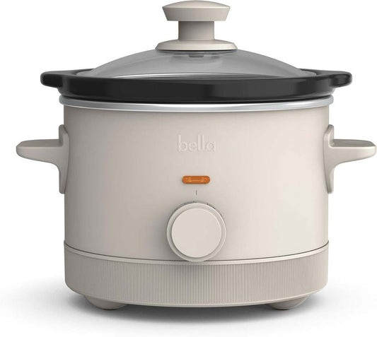 BELLA 1.5 Qt Slow Cooker (Oatmilk) - Kidsy