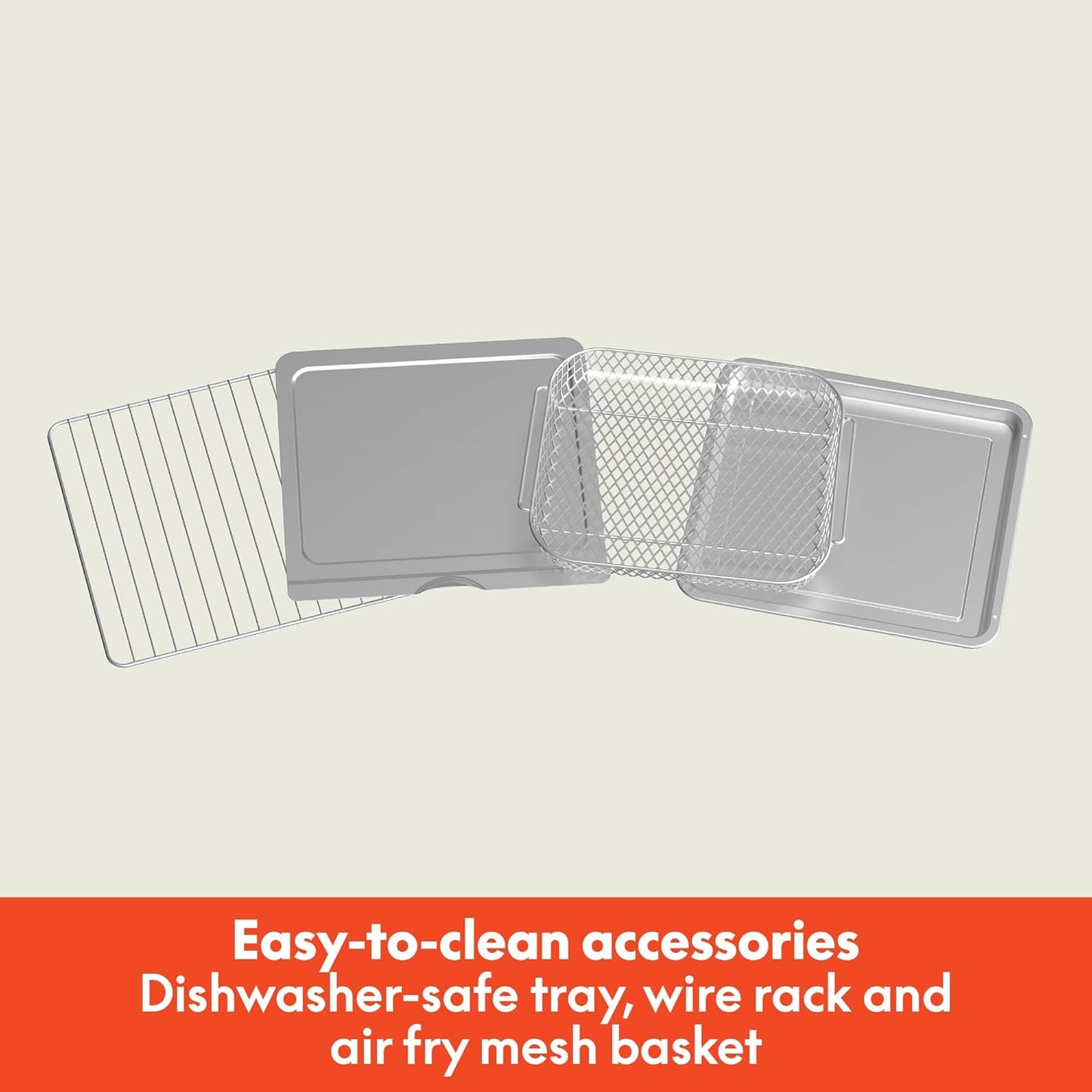 Bella Air Fryer Toaster Oven, 7 Preset Cooking Options, 1700 Watt (Oatmilk) - Kidsy