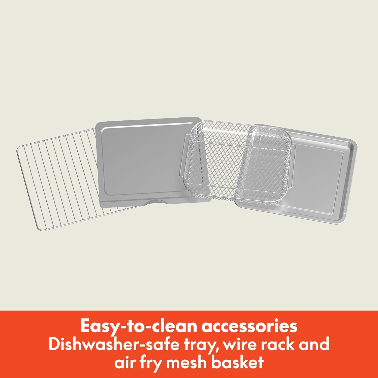 Bella Air Fryer Toaster Oven, 7 Preset Cooking Options, 1700 Watt (Oatmilk) - Kidsy