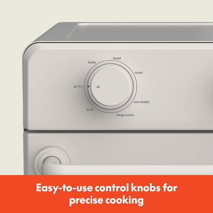 Bella Air Fryer Toaster Oven, 7 Preset Cooking Options, 1700 Watt (Oatmilk) - Kidsy