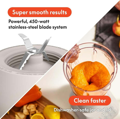 BELLA Flip & Store Blender 48 oz (Oatmilk) - Kidsy