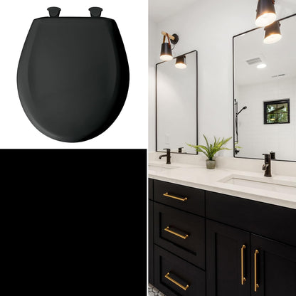Bemis Classic Colors Slow Close Toilet Seat (Elongated, Black) - Kidsy