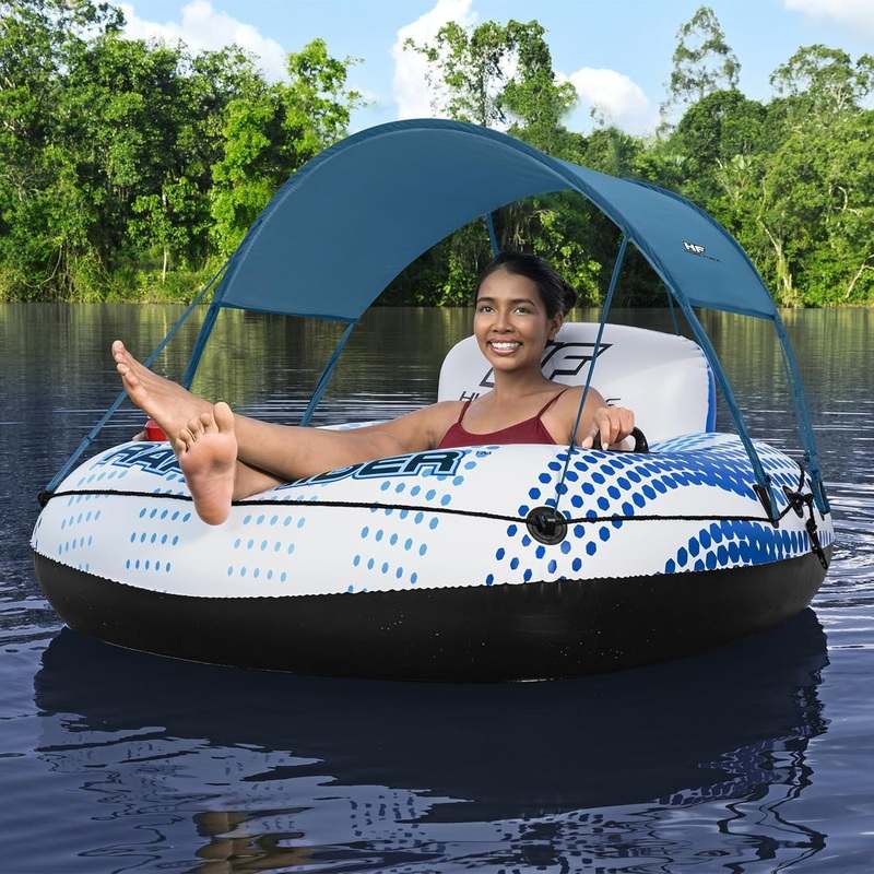 Bestway Hydro Force Rapid Rider Canopy Tube 54" Inflatable Float - Kidsy