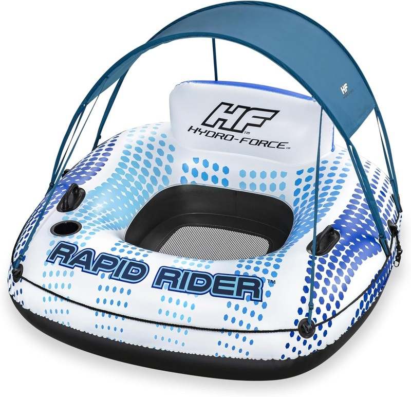 Bestway Hydro Force Rapid Rider Canopy Tube 54" Inflatable Float - Kidsy