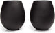 Big Betty - Premium XL Stemless Jumbo Wine Glass Set (Set of 2 - Matte Black) - Kidsy