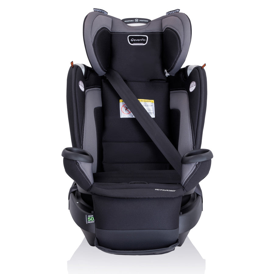 New Revolve360 Extend Rotational All-in-One Convertible Car Seat with Quick Clean Cover