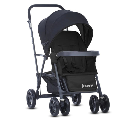 New Joovy Caboose Sit and Stand Double Stroller (Black)