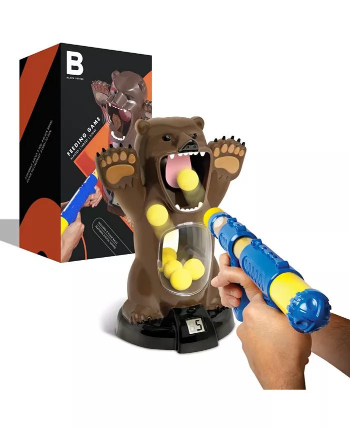 Black Series Bear Shooting Table Game with Sound - Kidsy
