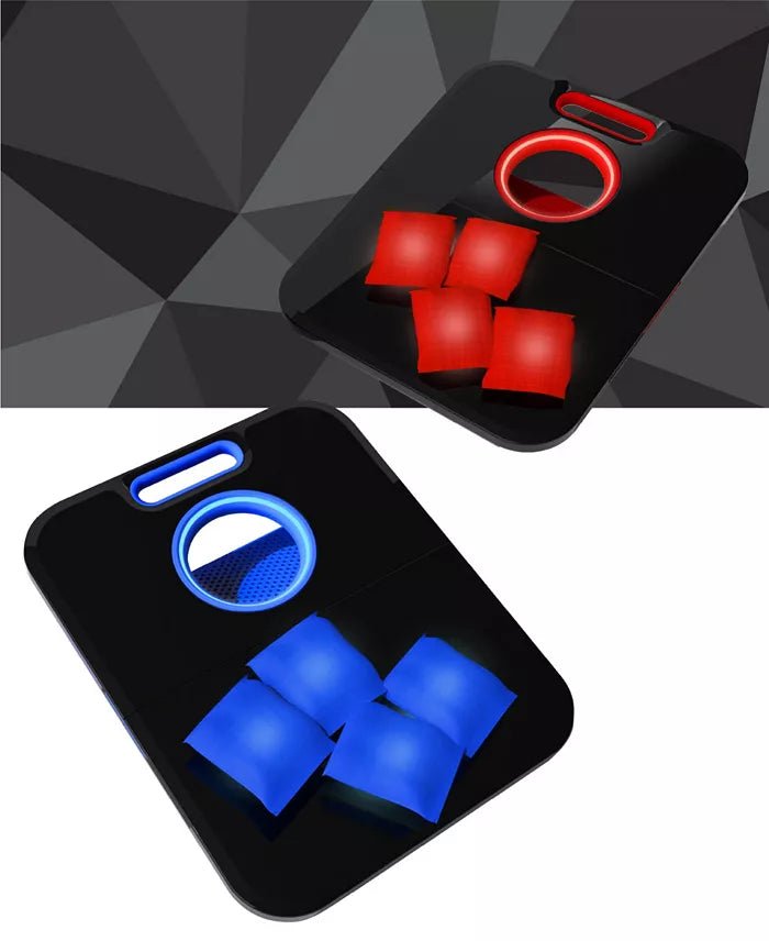 Black Series Light - Up Bean Bag Toss Game Set (Black) - Kidsy