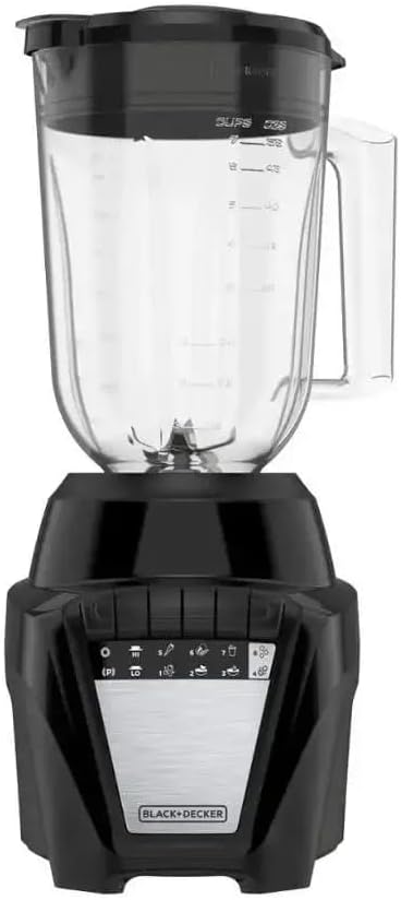 Black+Decker 700W IceCrush Blender with 7 - Cup Jar (Stainless Steel) - Kidsy
