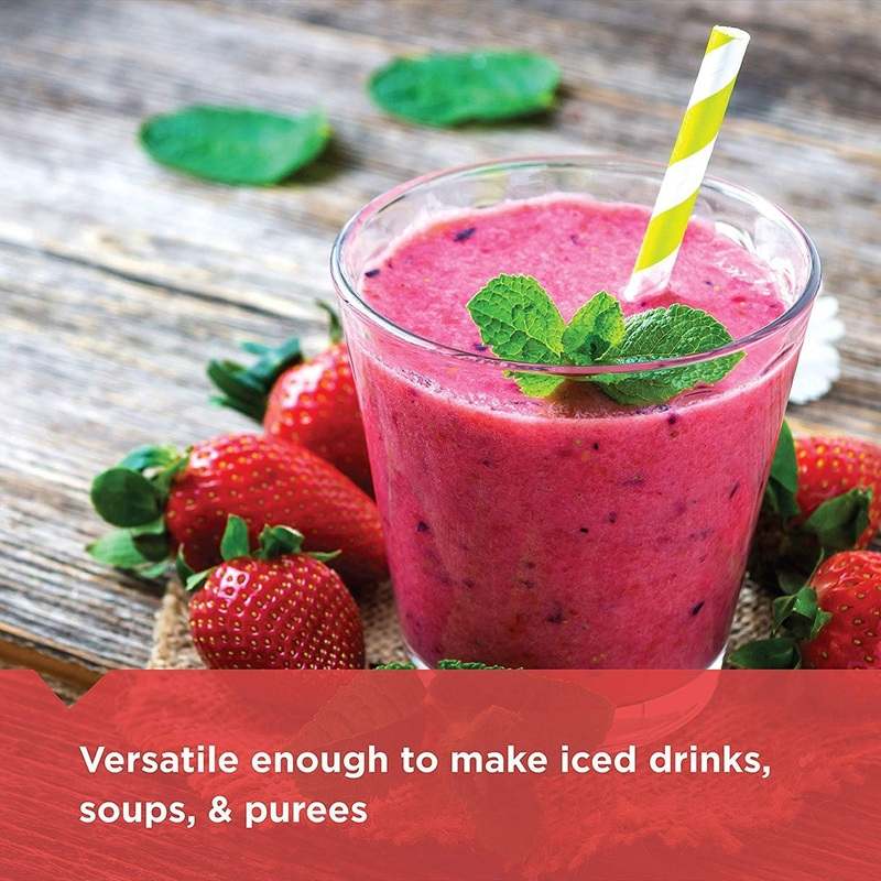 Black+Decker Countertop Blender with 6 - Cup Glass Jar, 10 - Speed Settings (Black) - Kidsy