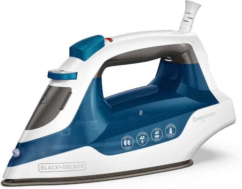 BLACK+DECKER Easy Steam Compact Iron IR06V (Blue/White) - Kidsy