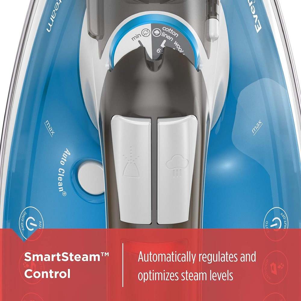BLACK+DECKER ICR19XS One Step Steam Iron (Blue) - Kidsy